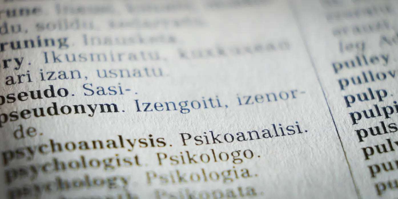Picture of a dictionary